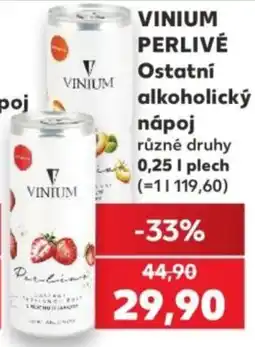 Kaufland Vinium perlivé nabídka