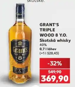 Kaufland Grants triple wood 8 y.o. nabídka