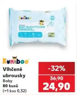 Kaufland Kuniboo vlhčené ubrousky baby nabídka