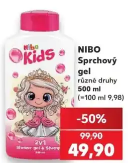 Kaufland Nibo kids sprchový gel nabídka