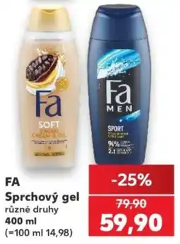Kaufland Fa sprchový gel nabídka