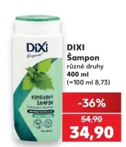 Kaufland Dixi kopřivový šampon nabídka