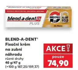 Kaufland Blend-a-dent Fixační krém na zubní náhradu nabídka