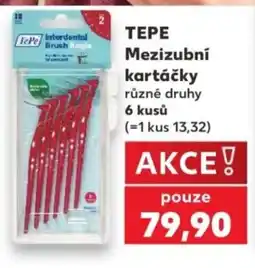 Kaufland TePe Mezizubní kartáčky nabídka