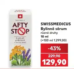 Kaufland Swissmedicus bylinné sérum nabídka