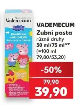 Kaufland Vademecum zubní pasta nabídka
