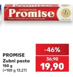 Kaufland Promise zubní pasta nabídka