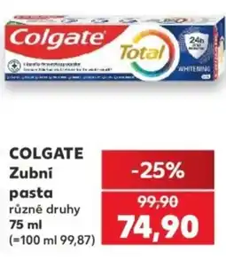 Kaufland Colgate zubní pasta nabídka