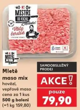Kaufland Mistri do fochu mleté maso mix nabídka