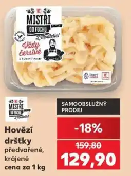 Kaufland Mistři od Fochu hovězí drštky předvařené, krájené nabídka