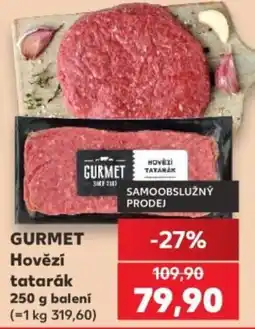 Kaufland Gourmet hovězí tatarák nabídka