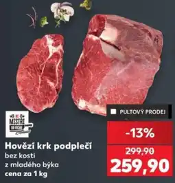 Kaufland Mistři od focní Hovězí krk podplečí nabídka