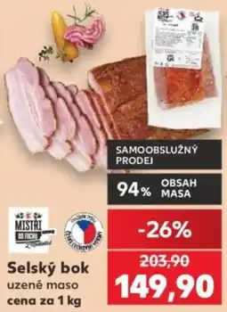 Kaufland Mistrí uzené maso Selský bok nabídka