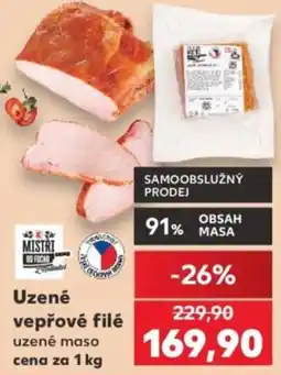Kaufland Uzené vepřové filé nabídka