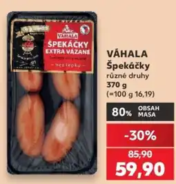 Kaufland Váhala špekáčky extra vázané nabídka