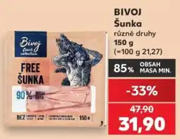 Kaufland Bivoj šunka nabídka