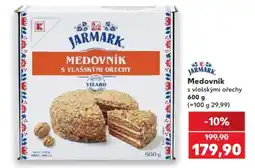 Kaufland Jarmark medovník s vlašskými ořechy nabídka