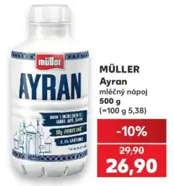 Kaufland Müller Ayran nabídka