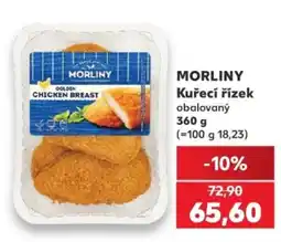 Kaufland Morliny kuřecí řízek nabídka