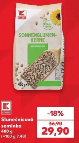 Kaufland K Classic slunečnicová semínka nabídka