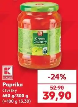 Kaufland K Classic Paprika čtvrtky nabídka