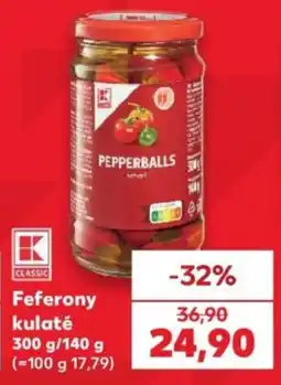 Kaufland K Classic feferony kulaté nabídka