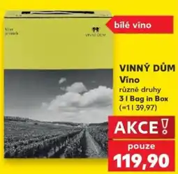 Kaufland Vinný dům víno nabídka