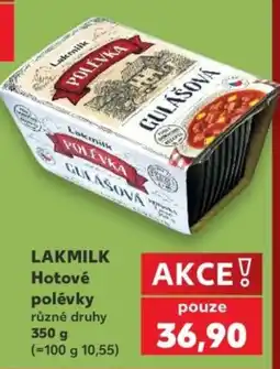 Kaufland Lakmilk polévka gulašová nabídka