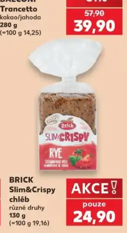 Kaufland Brick slim&crispy chléb nabídka