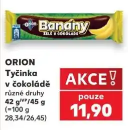 Kaufland Orion tyčinka v čokoládě nabídka
