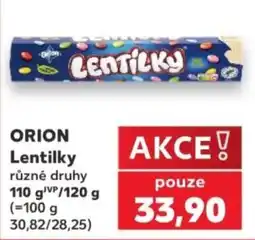 Kaufland Orion lentilky nabídka