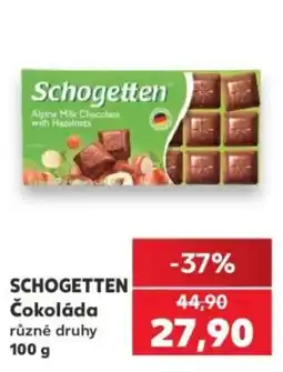Kaufland Schogetten čokoláda nabídka