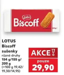 Kaufland Lotus Biscoff sušenky nabídka