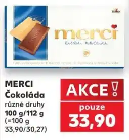 Kaufland Merci čokoláda nabídka