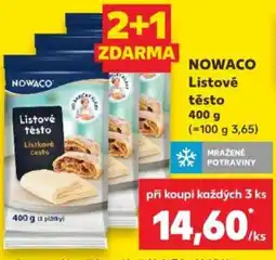 Kaufland Nowaco listové těsto nabídka
