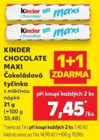 Kinder chocolate maxi