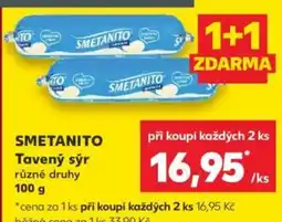 Kaufland Smetanito Tavený sýr různé druhy nabídka