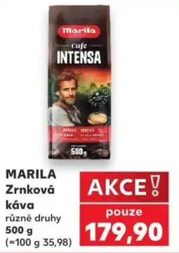 Kaufland Marila zrnková káva různé druhy nabídka