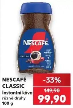 Kaufland Nescafé classic instantní káva nabídka