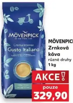 Kaufland Mövenpick zrnková káva nabídka