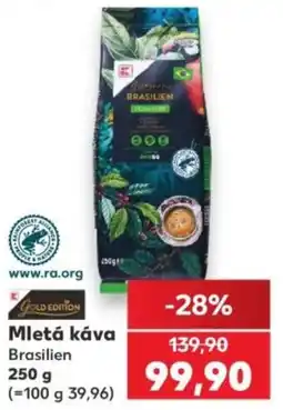 Kaufland Gold Edition Mletá káva Brasilien nabídka