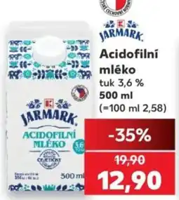Kaufland Jarmark acidofilní mléko nabídka