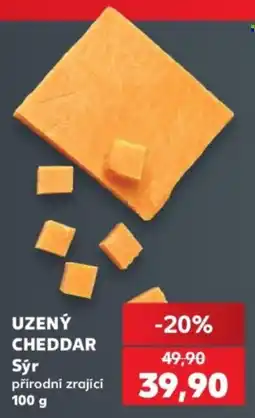 Kaufland Uzeny cheddar nabídka