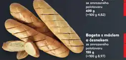 Kaufland Bageta s máslem a česnekem nabídka