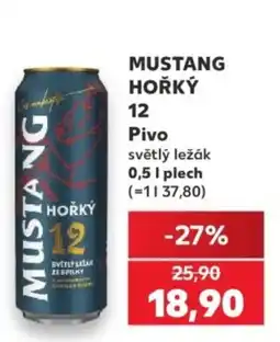 Kaufland Mustang hořký 12 nabídka