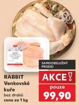Kaufland Rabbit Venkovské kuře bez drobů nabídka