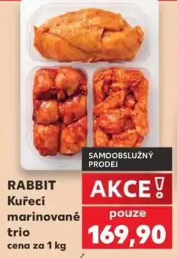 Kaufland Rabbit kuřecí marinované trio nabídka