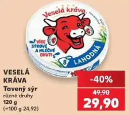 Kaufland Veselá kráva Tavený sýr nabídka