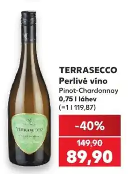 Kaufland Terrasecco perlivé víno Pinot-Chardonnay nabídka