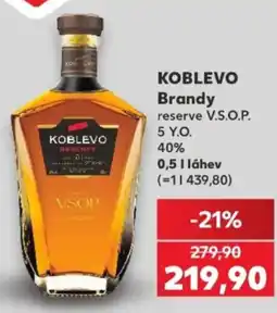 Kaufland Koblevo Brandy reserve V.S.O.P. nabídka